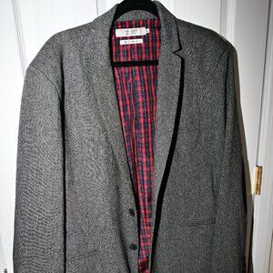 Shades of Grey by Michael Cohen Multi-Color Checker Lined Blazer Sport  Coat XL
